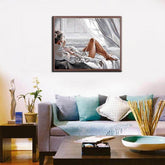 Painting by Numbers Pictures of A Woman in Bed